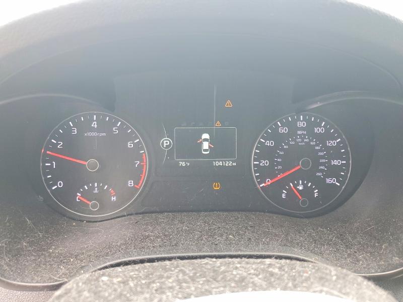 2016 Kia Optima VIN 5XXGV4L22GG095674 COPART salvage auction — FRONT END, GA - CERT OF TITLE-SALVAGE, sold $2,400 on 2026-07-10 (photo 9)