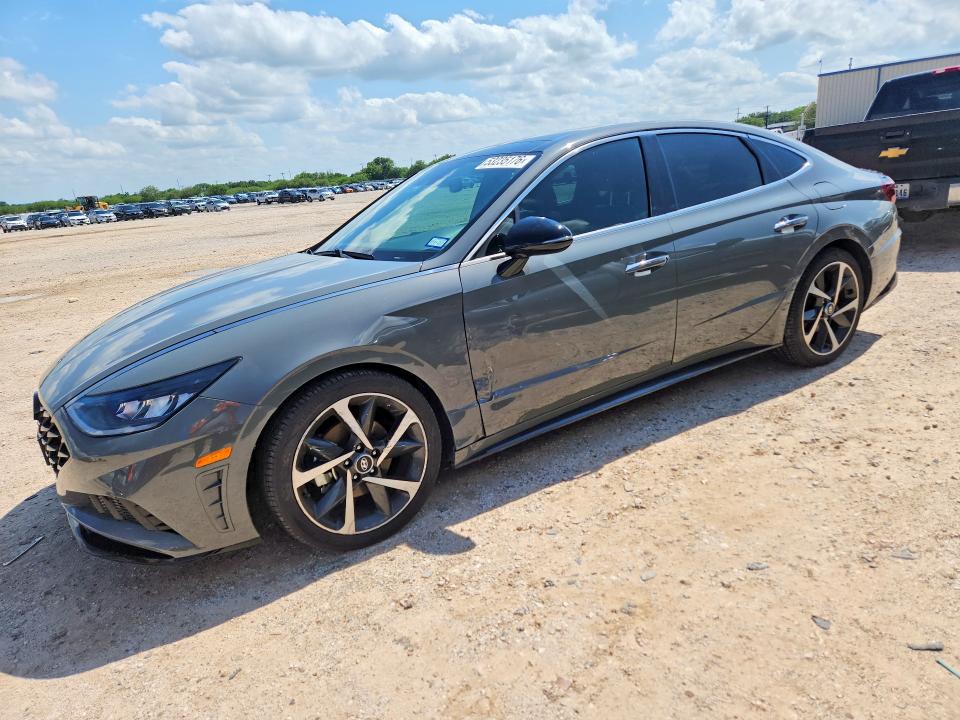 2022 Hyundai Sonata VIN 5NPEJ4J25NH140937 COPART salvage auction — SIDE, Tx - Salvage Vehicle Title, sold $3,650 on 2026-07-30 (photo 1)
