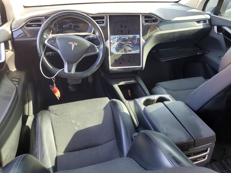 2016 Tesla Model x VIN 5YJXCDE21GF026707 COPART salvage auction — REAR END, Fl - Cert Of Title Slvg Rebuildable, sold $4,800 on 2026-07-10 (photo 8)