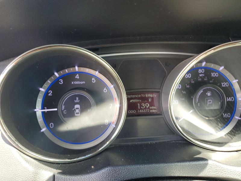 2013 Hyundai Sonata VIN 5NPEC4AC1DH694395 COPART salvage auction — FRONT END, Fl - Cert Of Title Slvg Rebuildable, sold $725 on 2026-07-14 (photo 9)
