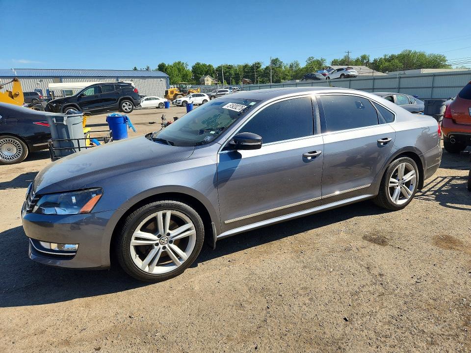 2014 Volkswagen Passat VIN 1VWCN7A38EC010178 COPART salvage auction — REAR END, Pa - Cert Of Title (P), sold $3,450 on 2026-07-24 (photo 1)