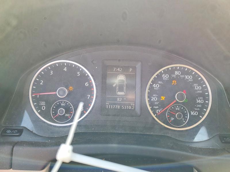 2016 Volkswagen Tiguan VIN WVGAV7AX9GW507489 COPART salvage auction — FRONT END, Co - Salvage Title, sold $850 on 2026-07-30 (photo 9)
