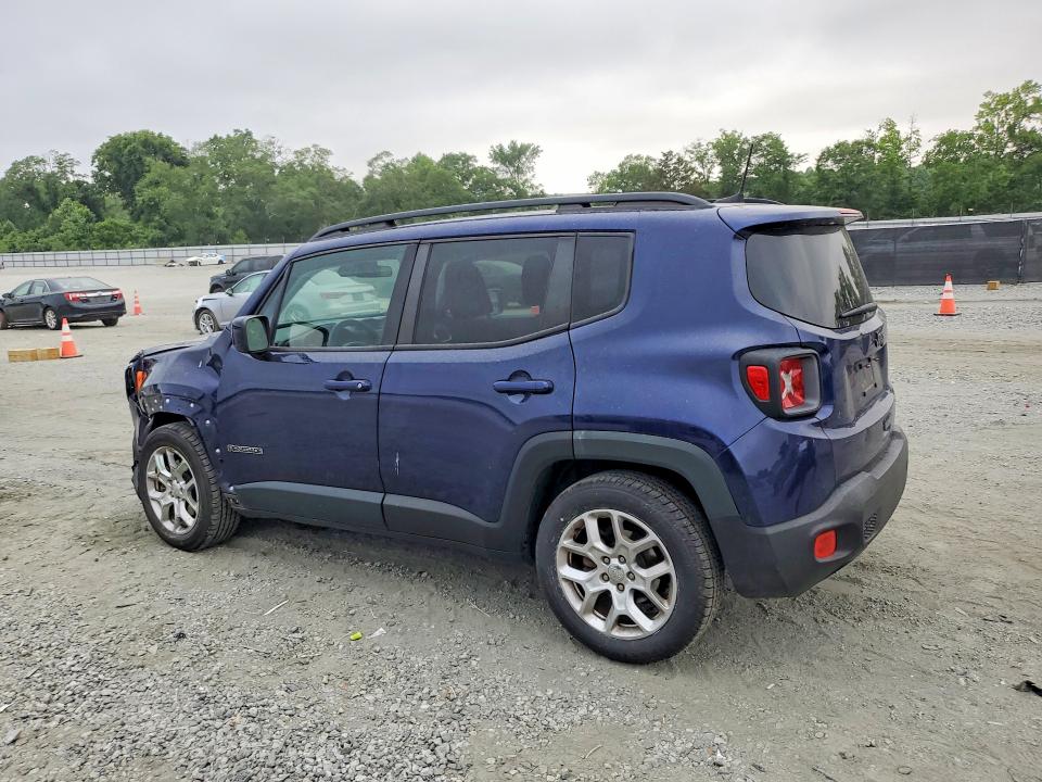 2018 Jeep Renegade VIN ZACCJABB2JPJ66849 COPART salvage auction — FRONT END, Sc - Cert Of Title-Salvage, sold $2,500 on 2026-07-27 (photo 2)