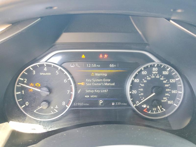 2020 Nissan Murano VIN 5N1AZ2DS3LN131072 COPART salvage auction — FRONT END, Id - Salvage Certificate Of Title, sold $100 on 2026-07-30 (photo 9)