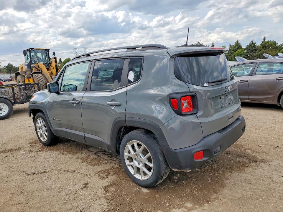 2020 Jeep Renegade VIN ZACNJABB8LPL49586 COPART salvage auction — FRONT END, Il - Salvage Certificate, sold $1,250 on 2026-07-28 (photo 2)