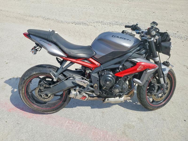 2014 Triumph motorcycle Street VIN SMTL03NE6ET656889 COPART salvage auction — ALL OVER, TX - SALVAGE VEHICLE TITLE, sold $250 on 2026-07-30 (photo 1)