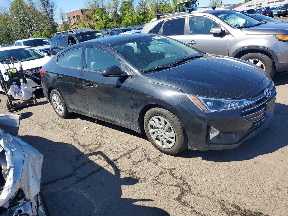 2019 Hyundai Elantra VIN KMHD74LF0KU758870 COPART salvage auction — VANDALISM, Id - Salvage Certificate Of Title, sold $3,500 on 2026-07-17 (photo 4)