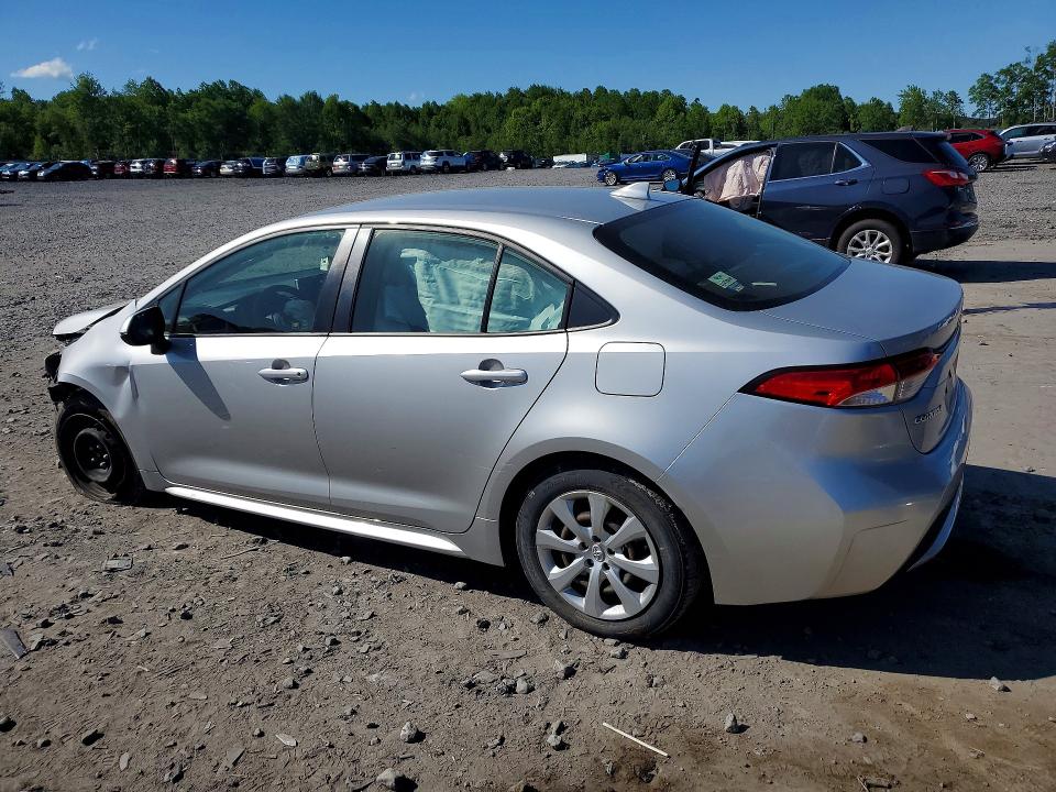 2020 Toyota Corolla VIN JTDEPRAE1LJ017534 COPART salvage auction — FRONT END, Pa - Certificate Of Salvage, sold $3,800 on 2026-07-08 (photo 2)