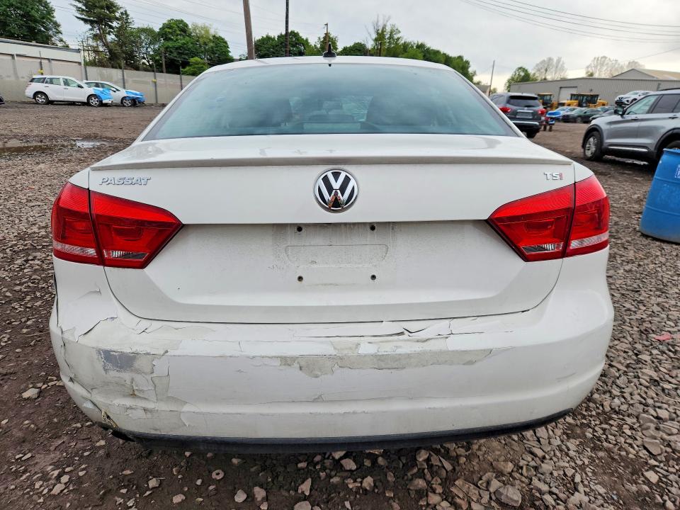 2015 Volkswagen Passat VIN 1VWAS7A3XFC020812 COPART salvage auction — FRONT END, Pa - Certificate Of Salvage, sold $1,250 on 2026-07-27 (photo 6)