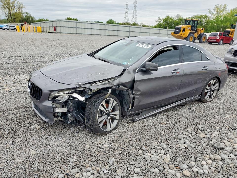 2019 Mercedes-benz Cla-klasse VIN WDDSJ4GB1KN769235 COPART salvage auction — FRONT END, Va - Certificate Of Title (P), sold $5,500 on 2026-07-24 (photo 1)