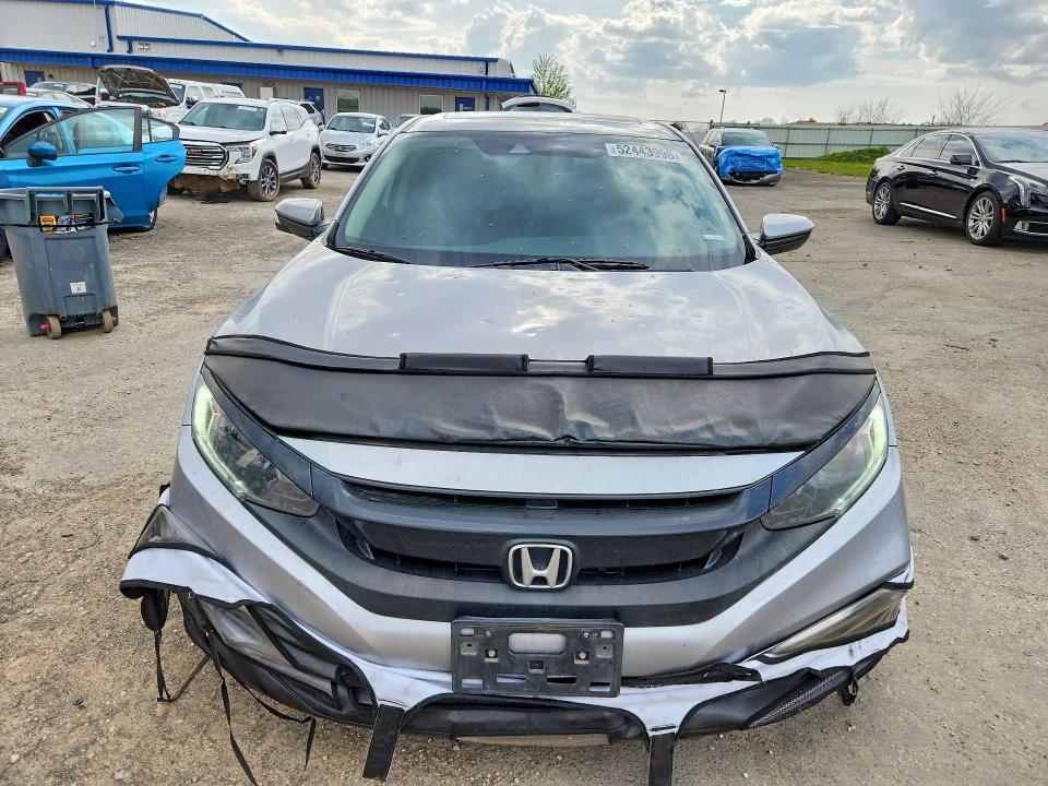 2019 Honda Civic VIN JHMFC1F34KX007857 COPART salvage auction — HAIL, TX - CERTIFICATE OF TITLE, sold $7,600 on 2026-08-25 (photo 5)