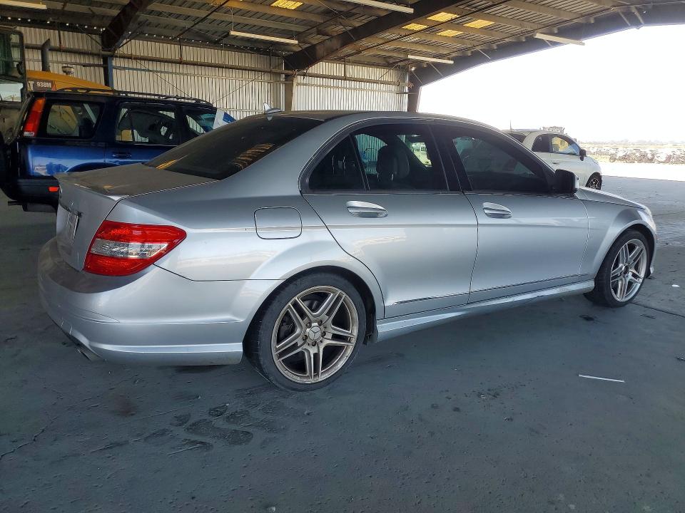 2008 Mercedes-benz C-klasse VIN WDDGF56X78F056059 COPART salvage auction — FRONT END, Ca - Salvage Certificate, sold $150 on 2026-07-13 (photo 3)