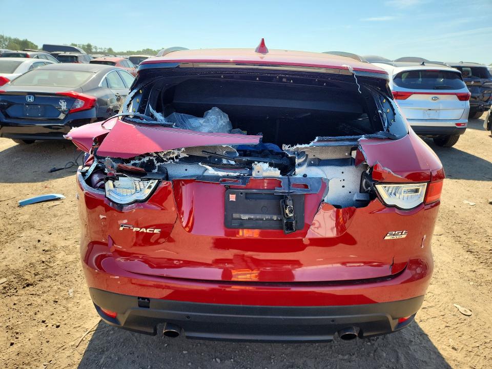 2018 Jaguar F-pace VIN SADCK2FX5JA282983 COPART salvage auction — REAR END, Il - Salvage Certificate, sold $250 on 2026-07-21 (photo 6)