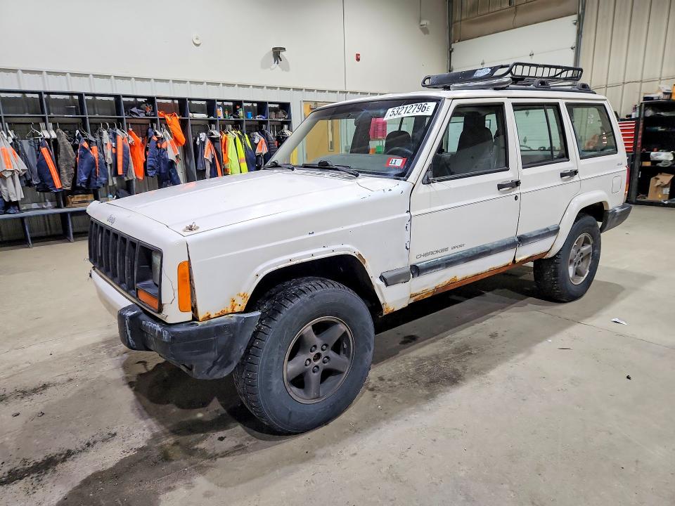 2000 Jeep Cherokee VIN 1J4FF48S3YL109921 COPART salvage auction — FRONT END, NH - CERT OF TITLE-SALVAGE, sold $325 on 2026-07-02 (photo 1)