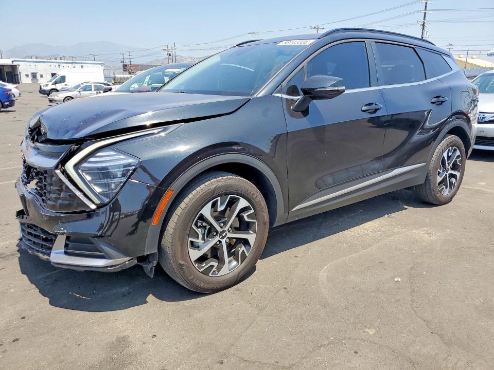 2025 Kia Sportage VIN KNDPVCDG3S7232126 COPART salvage auction — FRONT END, Ca - Salvage Certificate, sold $300 on 2026-07-27 (photo 1)