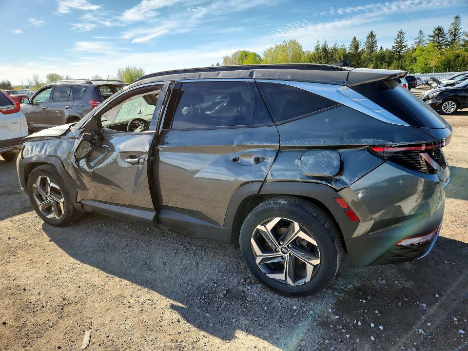 2022 Hyundai Tucson VIN KM8JCCA19NU072377 COPART salvage auction — ROLLOVER, On - Bill Of Sale - Parts Only, sold $550 on 2026-07-21 (photo 2)