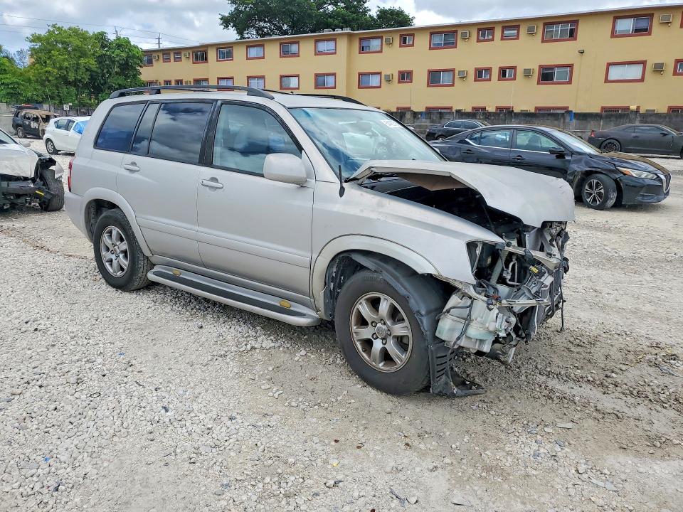2006 Toyota Highlander VIN JTEGP21A860102664 COPART salvage auction — FRONT END, FL - CERT OF TITLE SLVG REBUILDABLE, sold $575 on 2026-07-31 (photo 4)
