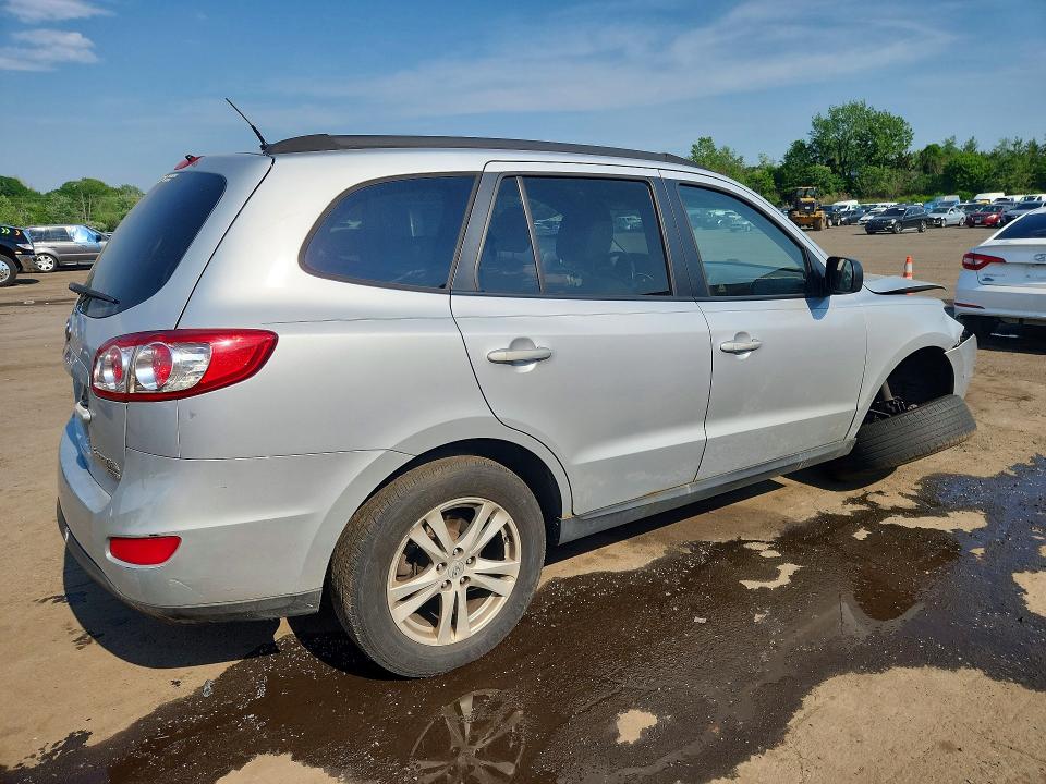 2010 Hyundai Santa fe VIN 5NMSGDAB6AH416566 COPART salvage auction — FRONT END, CT - CERT OF TITLE-SALVAGE, sold $900 on 2026-07-02 (photo 3)