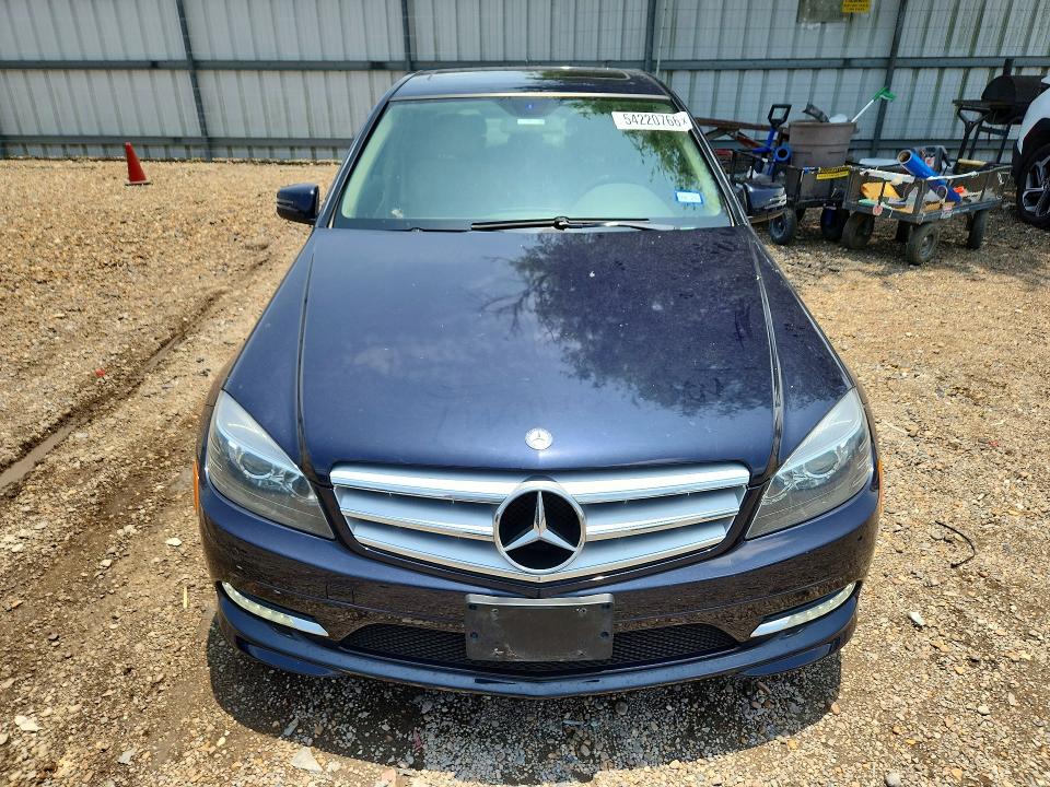 2011 Mercedes-benz C class VIN WDDGF5EB5BR173022 COPART salvage auction — REAR END, Tx - Salvage Vehicle Title, sold $1,300 on 2026-07-08 (photo 5)