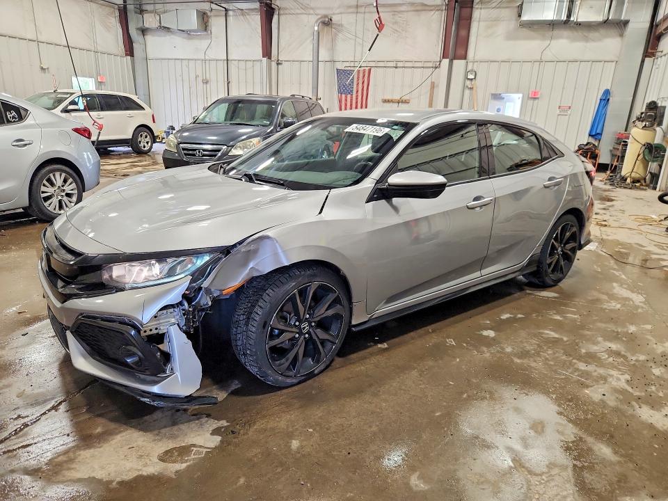 2017 Honda Civic VIN SHHFK7H47HU208926 COPART salvage auction — FRONT END, Wi - Certificate Of Title, sold $2,150 on 2026-07-27 (photo 1)