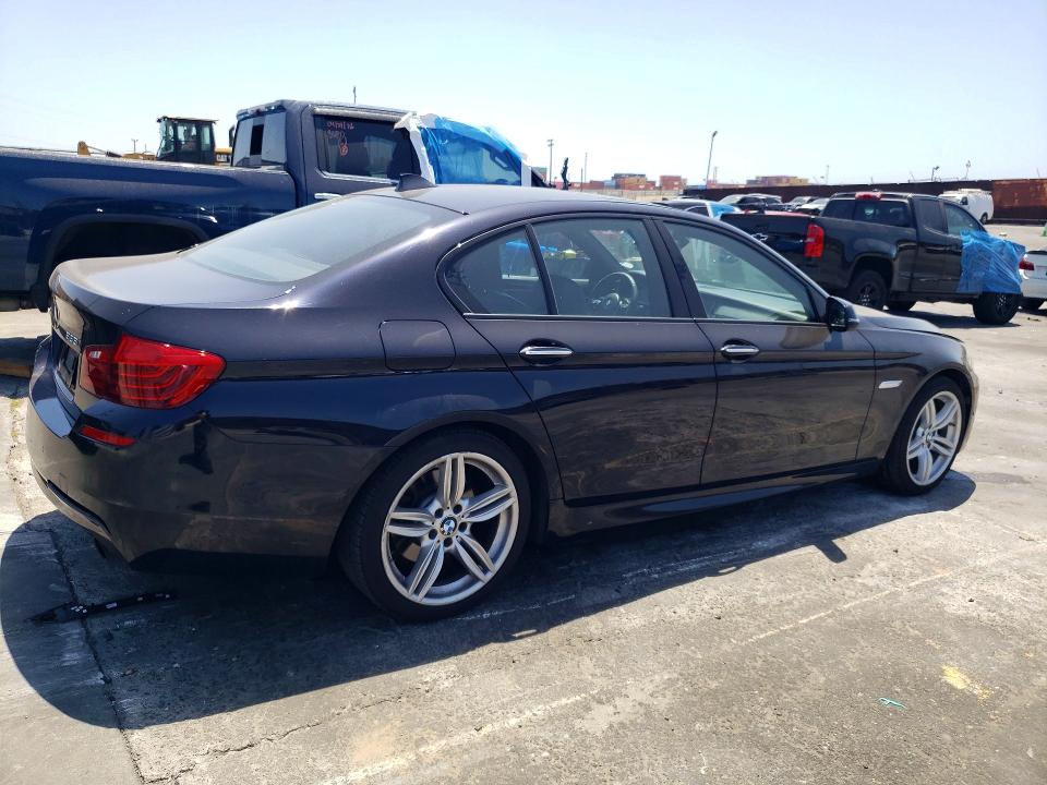 2015 BMW 5er VIN WBA5B3C5XFD546800 COPART salvage auction — REAR END, Ca - Salvage Certificate, sold $3,500 on 2026-07-10 (photo 3)