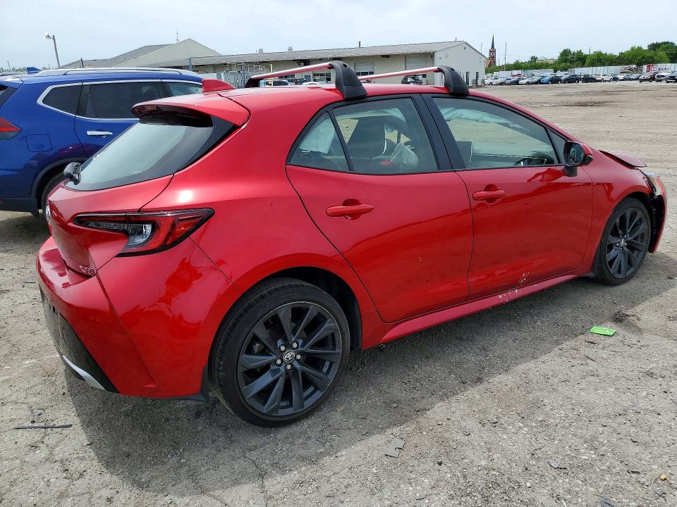 2025 Toyota Corolla VIN JTNC4MBE8S3233543 COPART salvage auction — FRONT END, IN - CERT OF TITLE-SALVAGE TITLE, sold $4,000 on 2026-07-27 (photo 3)