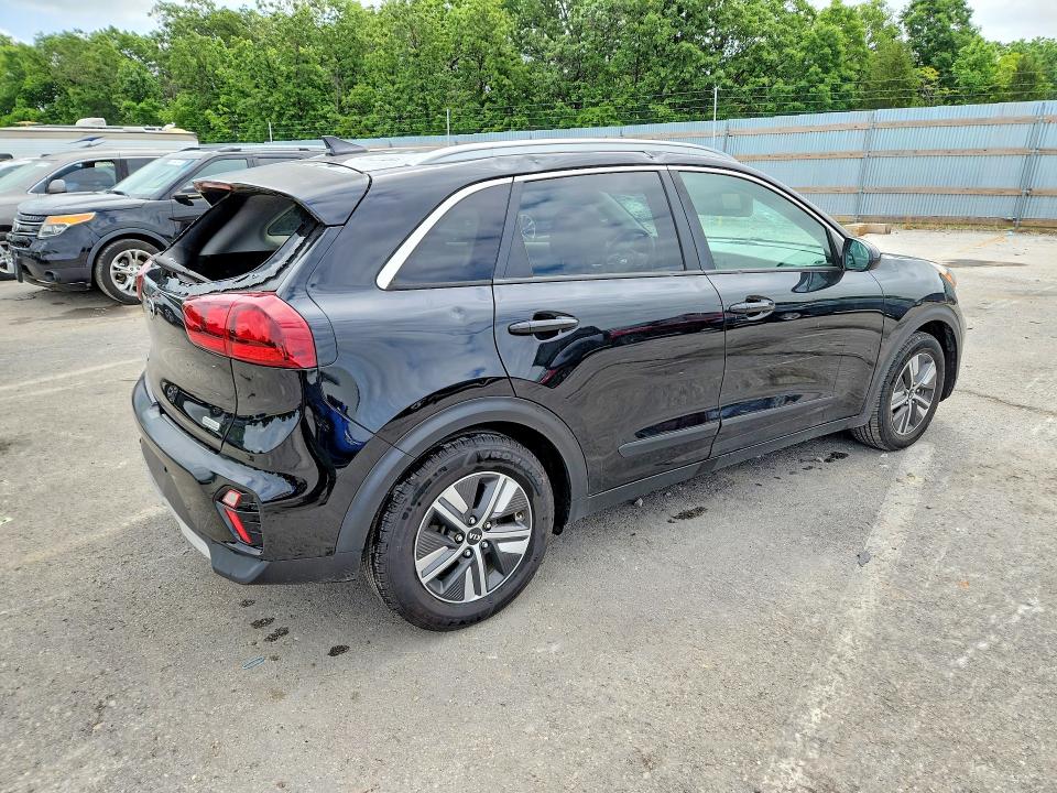 2020 Kia Niro VIN KNDCM3LDXL5391201 COPART salvage auction — HAIL, Mo - Salvage Certificate Of Title, sold $3,000 on 2026-07-29 (photo 3)