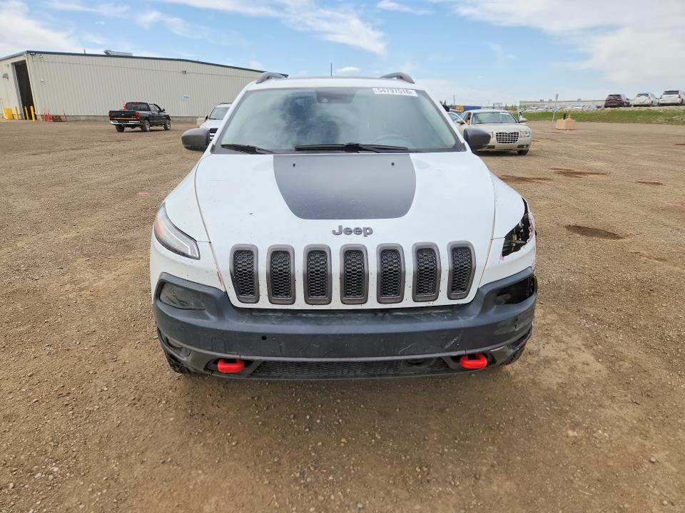 2017 Jeep Cherokee VIN 1C4PJMBS9HW638385 COPART salvage auction — FRONT END, Ab - Bos - Salvage, sold $1,450 on 2026-07-28 (photo 5)