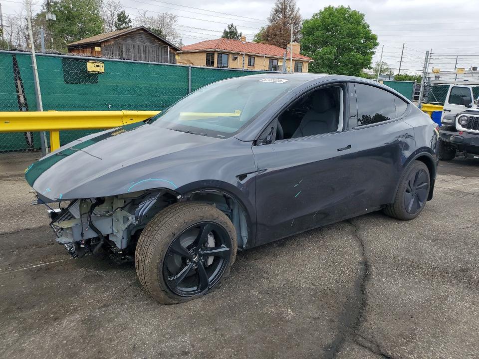2026 Tesla Model y VIN 7SAYGDEE6TF536566 COPART salvage auction — FRONT END, Co - Public - Salvage Title, sold $20,300 on 2026-09-15 (photo 1)