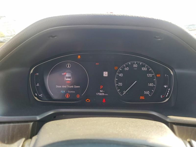 2018 Honda Accord VIN 1HGCV1F90JA157924 COPART salvage auction — REAR END, Id - Salvage Certificate Of Title, sold $4,600 on 2026-07-27 (photo 9)