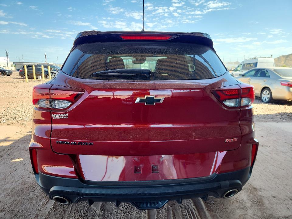 2022 Chevrolet Trailblazer VIN KL79MTSL3NB095022 COPART salvage auction — FRONT END, Az - Cert Of Title - Salvage, sold $4,250 on 2026-07-21 (photo 6)