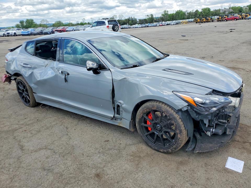 2021 Kia Stinger VIN KNAE35LC4M6093878 COPART salvage auction — ALL OVER, PA - CERTIFICATE OF SALVAGE, sold $2,350 on 2026-07-02 (photo 4)