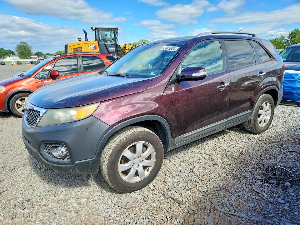2011 Kia Sorento VIN 5XYKT4A1XBG138270 COPART salvage auction — MINOR DENT/SCRATCHES, Nj - Cert Of Title-Salvage, sold $925 on 2026-07-14 (photo 1)