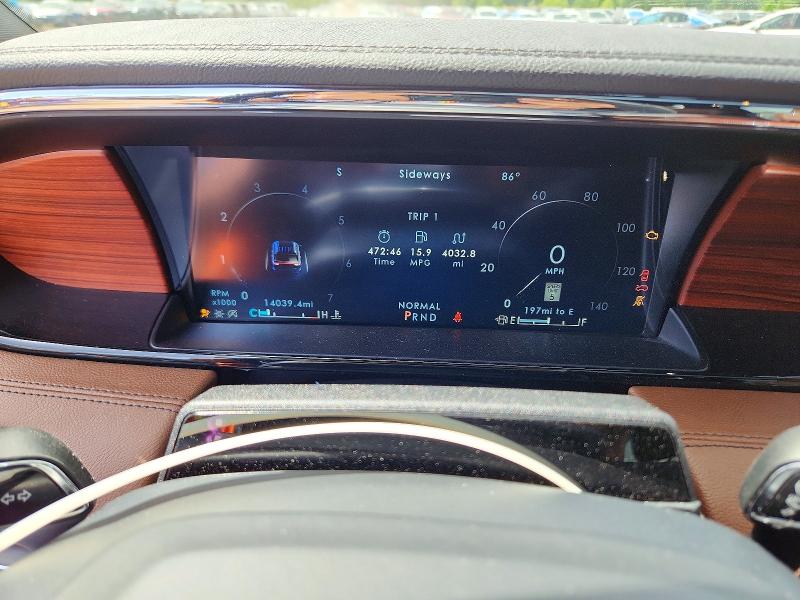 2024 Lincoln Navigator VIN 5LMJJ3LG9REL09518 COPART salvage auction — FRONT END, Oh - Cert Of Title-Salvage, sold $90 on 2026-07-02 (photo 9)