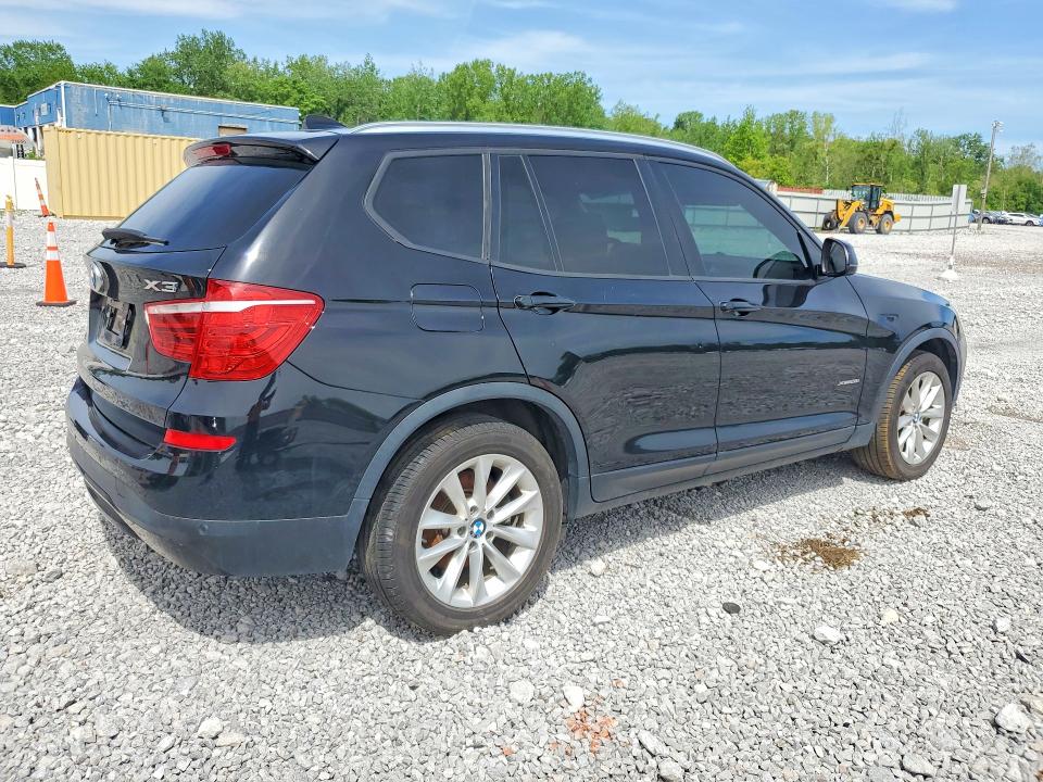 2017 BMW X3 VIN 5UXWX9C53H0T06752 COPART salvage auction — MECHANICAL, Oh - Certificate Of Title (P), sold $4,700 on 2026-07-09 (photo 3)