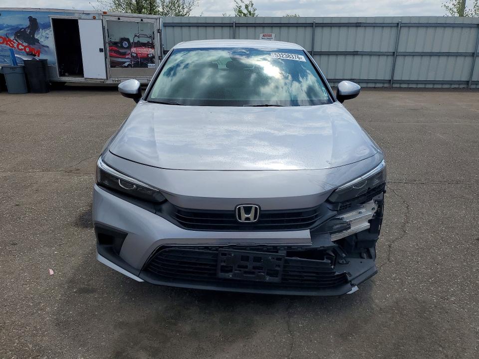 2022 Honda Civic VIN 2HGFE2F22NH532161 COPART salvage auction — FRONT END, Mn - Cert Of Title-Salvage, sold $5,300 on 2026-07-02 (photo 5)