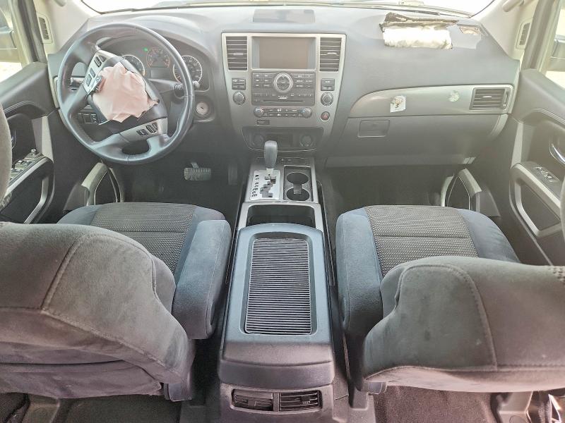 2015 Nissan Armada VIN 5N1BA0ND4FN604918 COPART salvage auction — FRONT END, Tx - Salvage Vehicle Title, sold $950 on 2026-07-09 (photo 8)