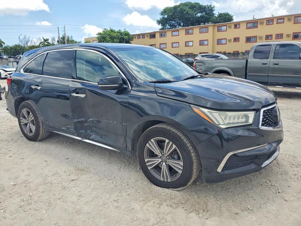 2019 Acura Mdx VIN 5J8YD3H34KL011304 COPART salvage auction — SIDE, FL - CERT OF TITLE SLVG REBUILDABLE, sold $7,000 on 2026-08-25 (photo 4)
