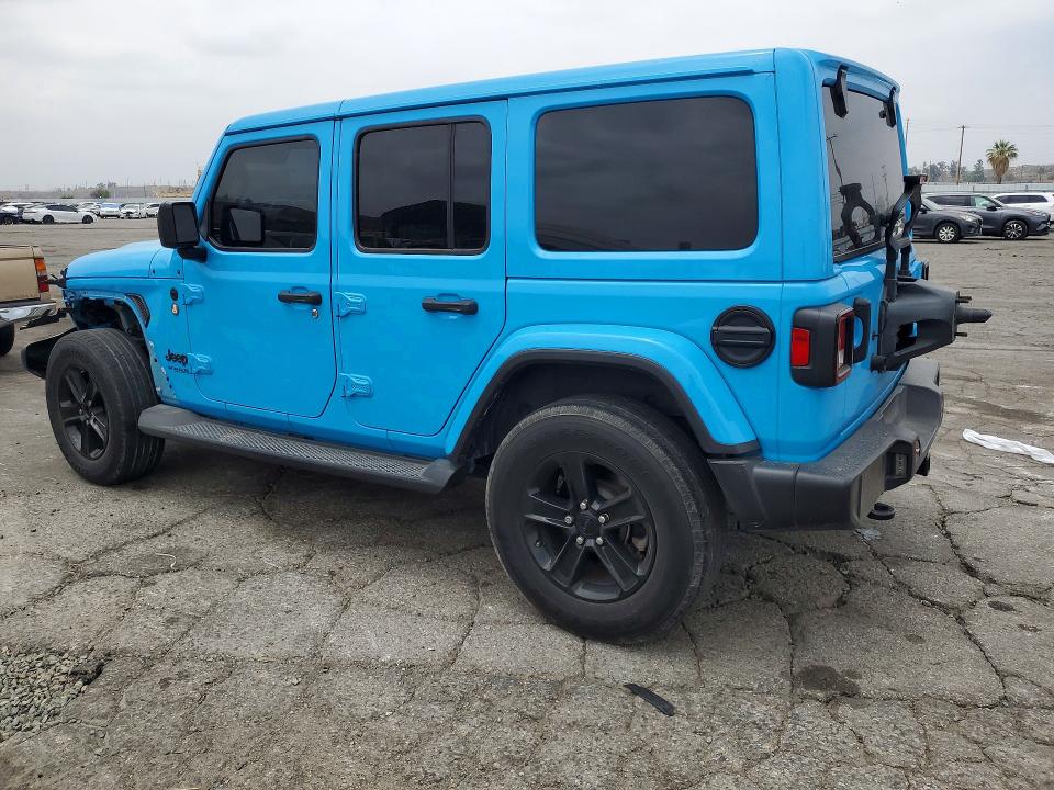 2021 Jeep VIN 1C4HJXEGXMW601028 COPART salvage auction — FRONT END, Ca - Salvage Certificate, sold $12,600 on 2026-07-02 (photo 2)