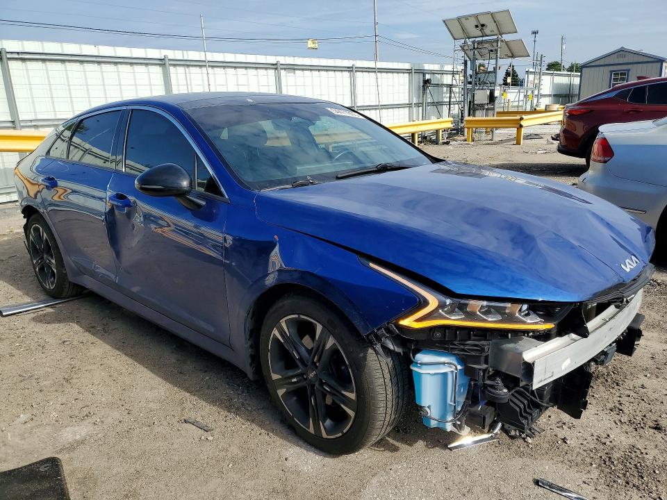 2022 Kia K5 VIN 5XXG64J28NG091044 COPART salvage auction — FRONT END, In - Cert Of Title-Salvage Title, sold $4,600 on 2026-07-20 (photo 4)