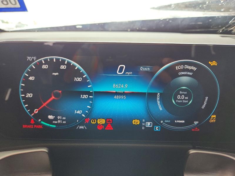 2023 Mercedes-benz Eqb VIN W1N9M0KB7PN025395 COPART salvage auction — FRONT END, Tx - Salvage Vehicle Title, sold $8,700 on 2026-07-10 (photo 9)