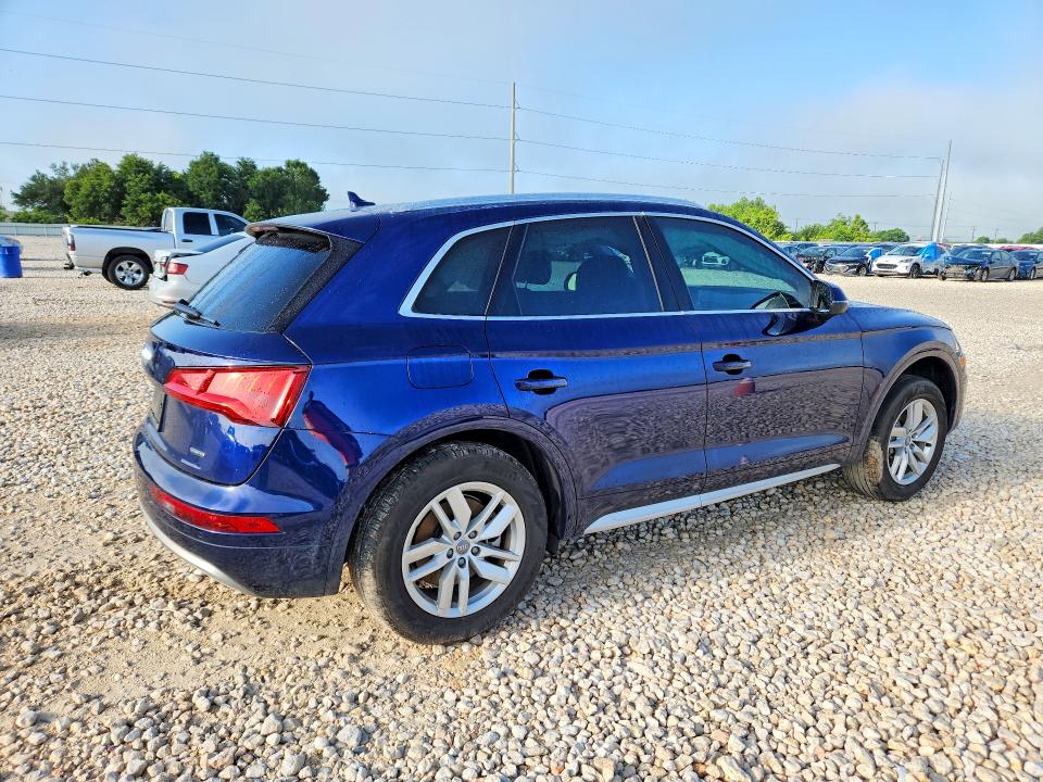 2020 Audi Q5 VIN WA1ANAFY1L2051423 COPART salvage auction — UNDERCARRIAGE, Tx - Salvage Vehicle Title, sold $8,100 on 2026-07-09 (photo 3)