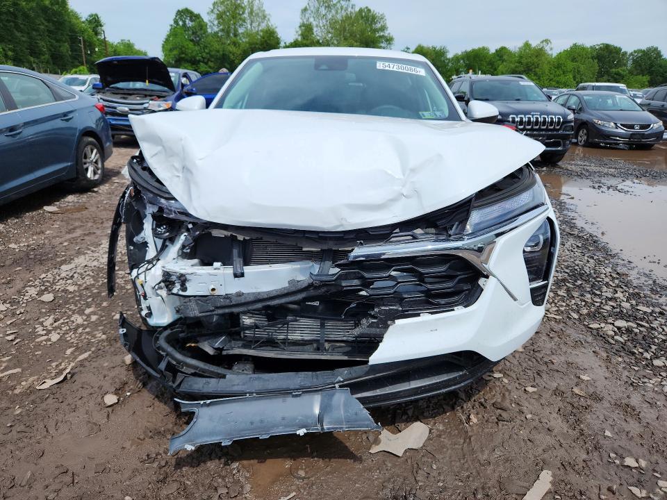 2025 Chevrolet Trax VIN KL77LFEP4SC049697 COPART salvage auction — FRONT END, Pa - Certificate Of Salvage, sold $2,700 on 2026-07-13 (photo 5)