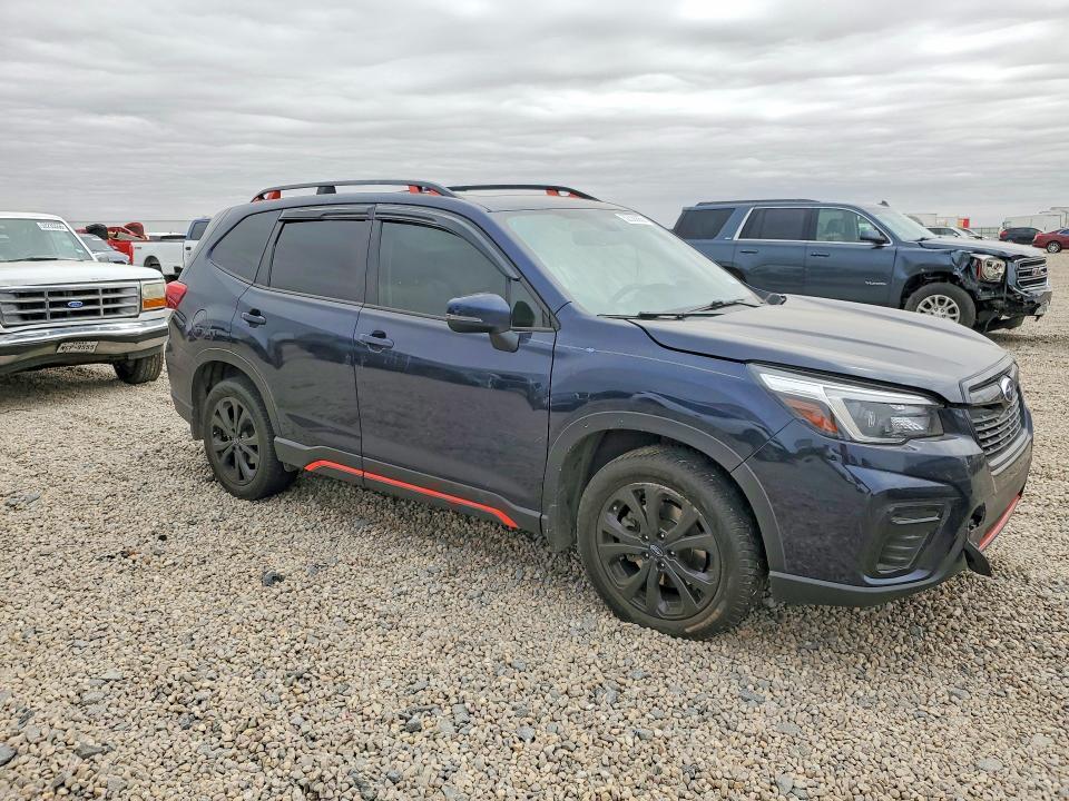2021 Subaru Forester VIN JF2SKARC3MH587454 COPART salvage auction — SIDE, Tx - Salvage Vehicle Title, sold $3,450 on 2026-07-21 (photo 4)