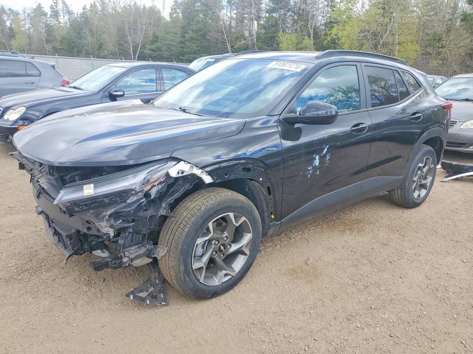 2025 Chevrolet VIN KL77LHE2XSC179192 COPART salvage auction — FRONT END, On - Permit Salvage, sold $4,700 on 2026-07-14 (photo 1)