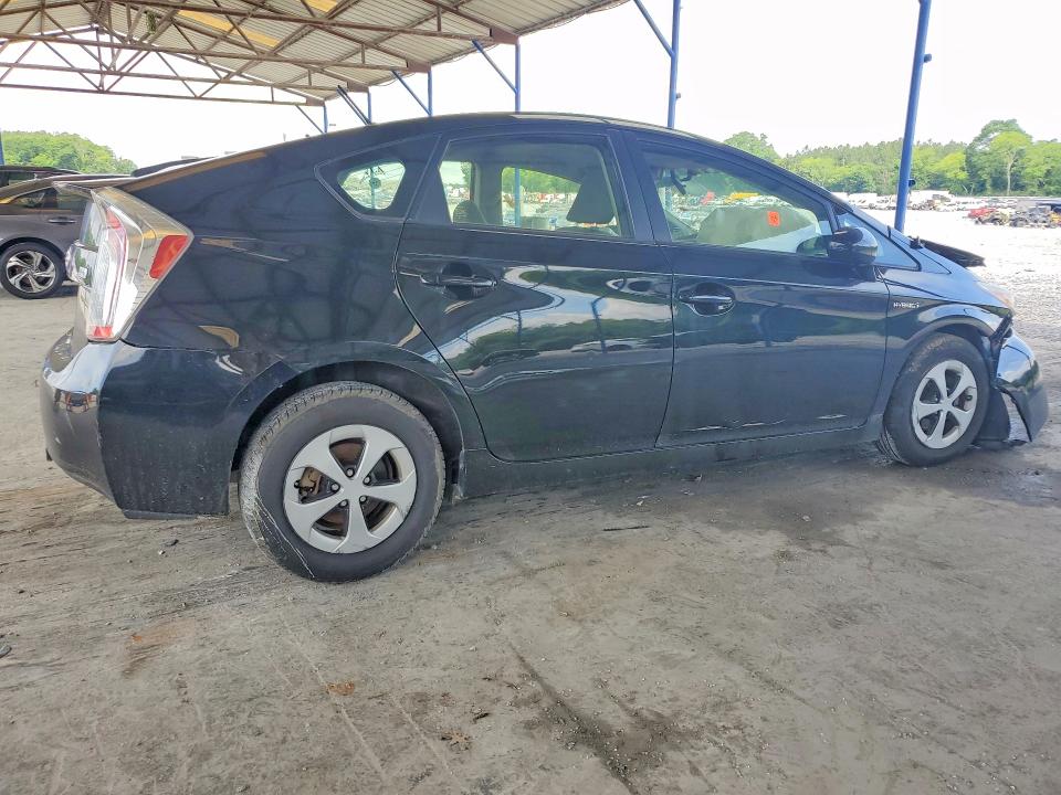2012 Toyota Prius VIN JTDKN3DU3C1495866 COPART salvage auction — ROLLOVER, Ga - Cert Of Title-Salvage, sold $350 on 2026-07-09 (photo 3)