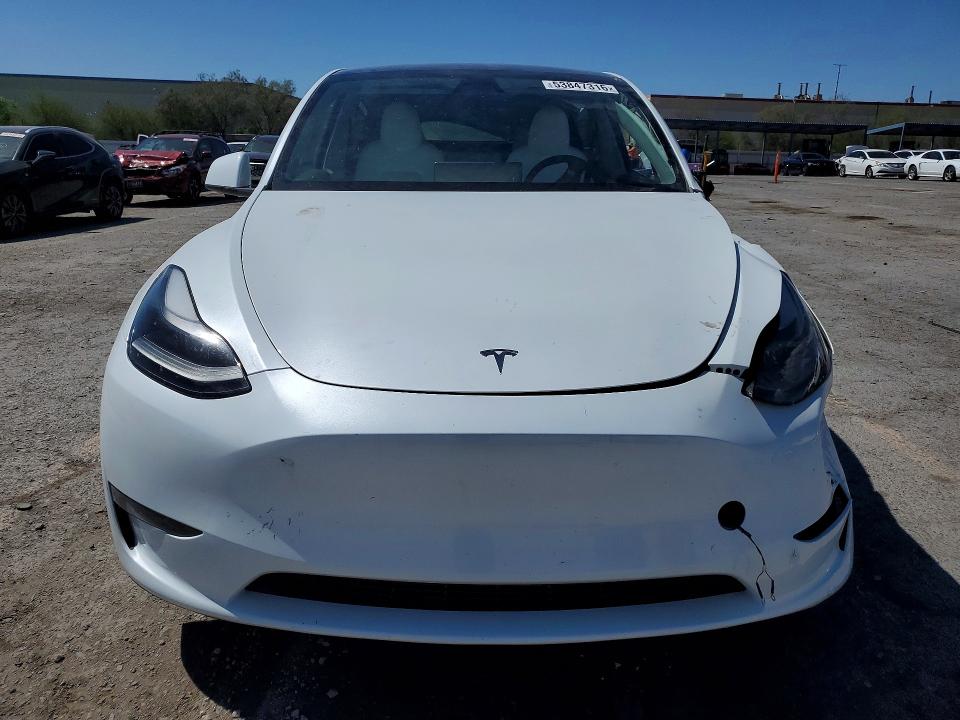 2024 Tesla Model y VIN 7SAYGDEF1RA285597 COPART salvage auction — FRONT END, Nv - Salvage Title, sold $150 on 2026-07-30 (photo 5)