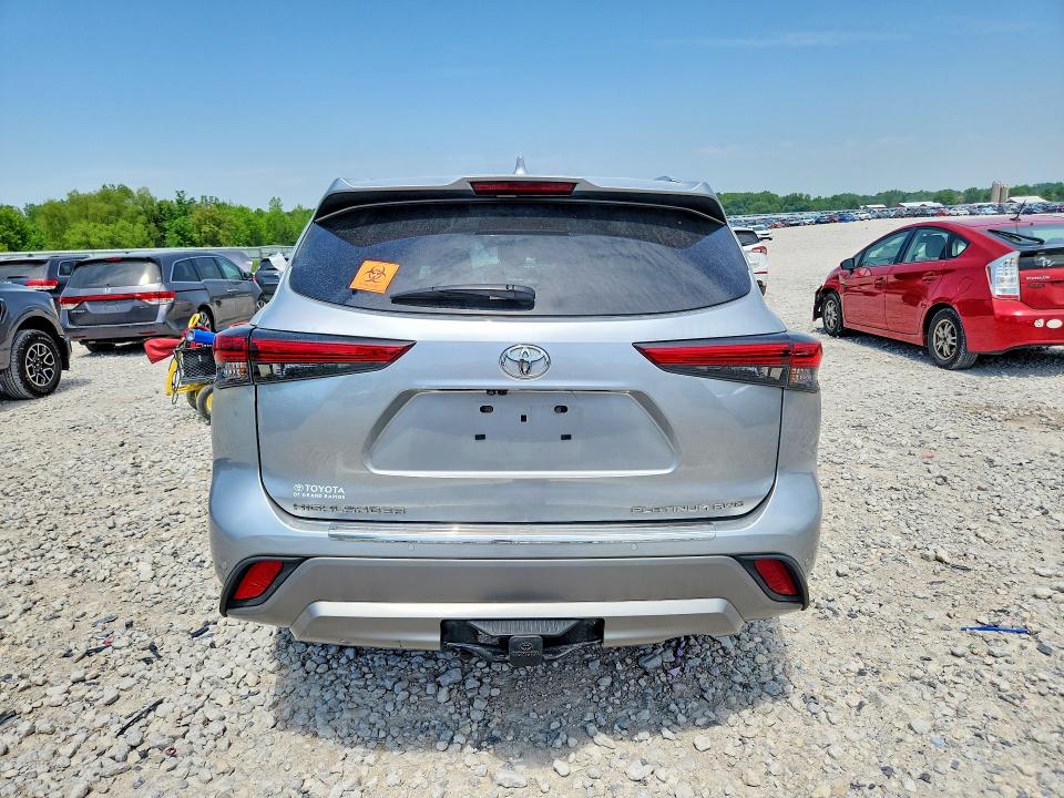 2023 Toyota Highlander VIN 5TDKDRBH9PS003541 COPART salvage auction — FRONT END, MI - SCRAP CERTIFICATE OF TITLE, sold $5,000 on 2026-07-16 (photo 6)