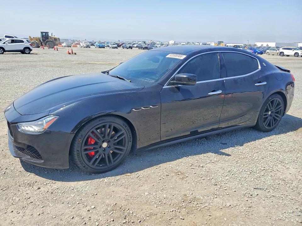 2015 Maserati VIN ZAM57RTA0F1154412 COPART salvage auction — REAR END, Ca - Salvage Certificate, sold $1,100 on 2026-07-24 (photo 1)