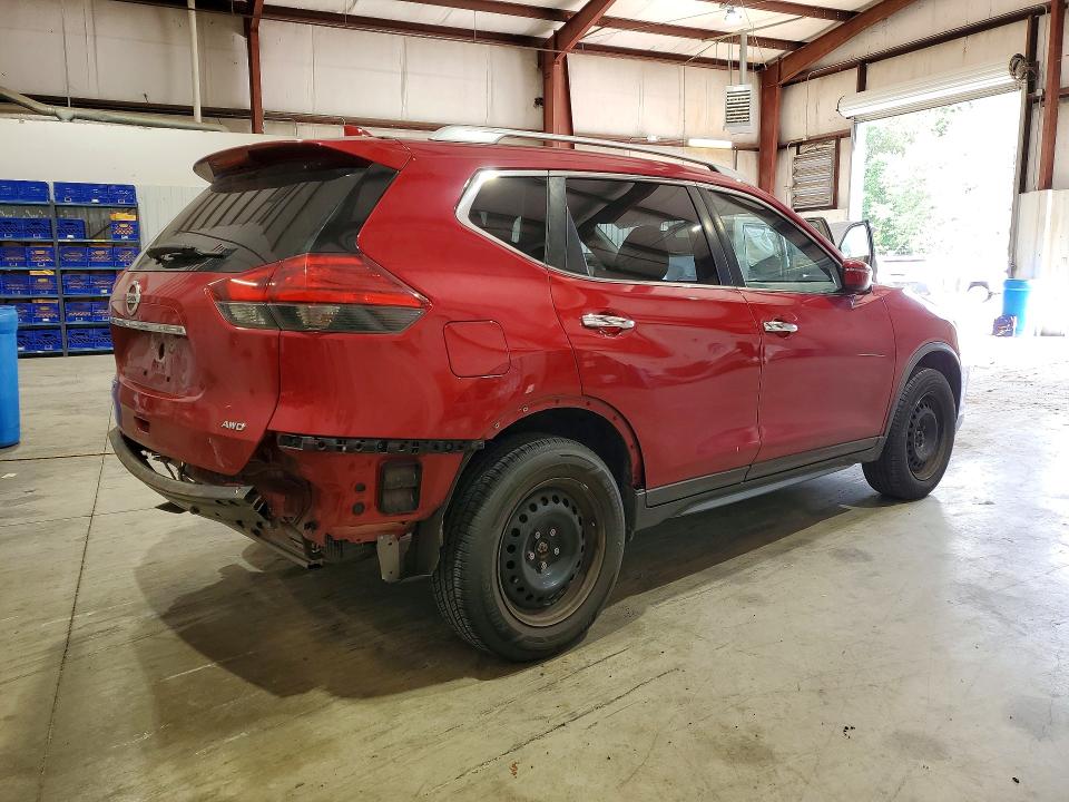2017 Nissan VIN JN8AT2MV9HW000170 COPART salvage auction — REAR END, Tx - Salvage Vehicle Title, sold $2,900 on 2026-07-27 (photo 3)